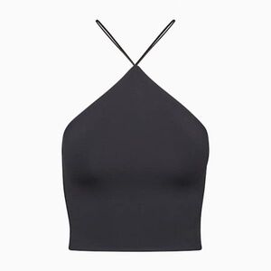 Aritzia Babaton Contour Crop Top Black L
